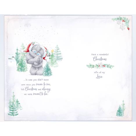 Wonderful Boyfriend Luxury Me to You Bear Christmas Card Extra Image 1